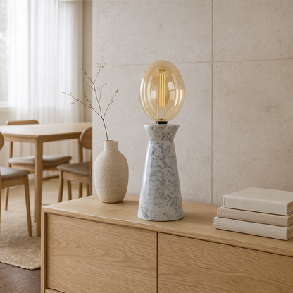 Funnel Table Lamp - Gray