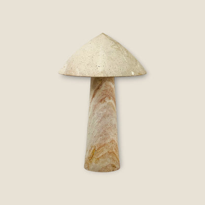 Cone-head Table Lamp - Travertine