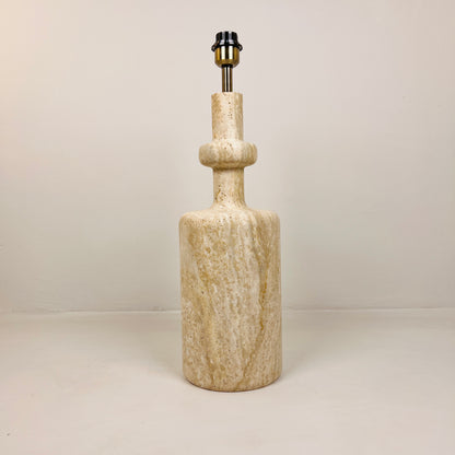 Bottleneck Table Lamp - Travertine