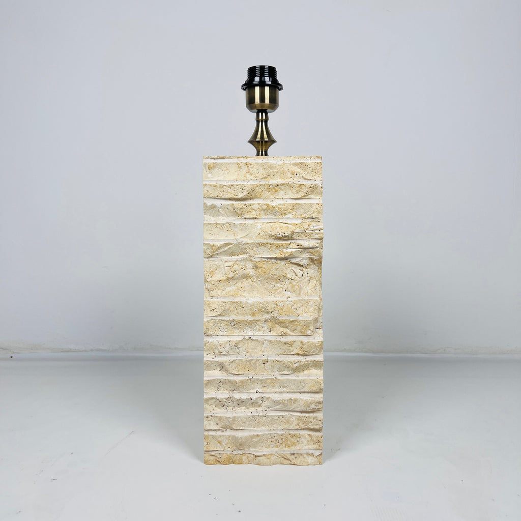 Travertine Elysian Lamp