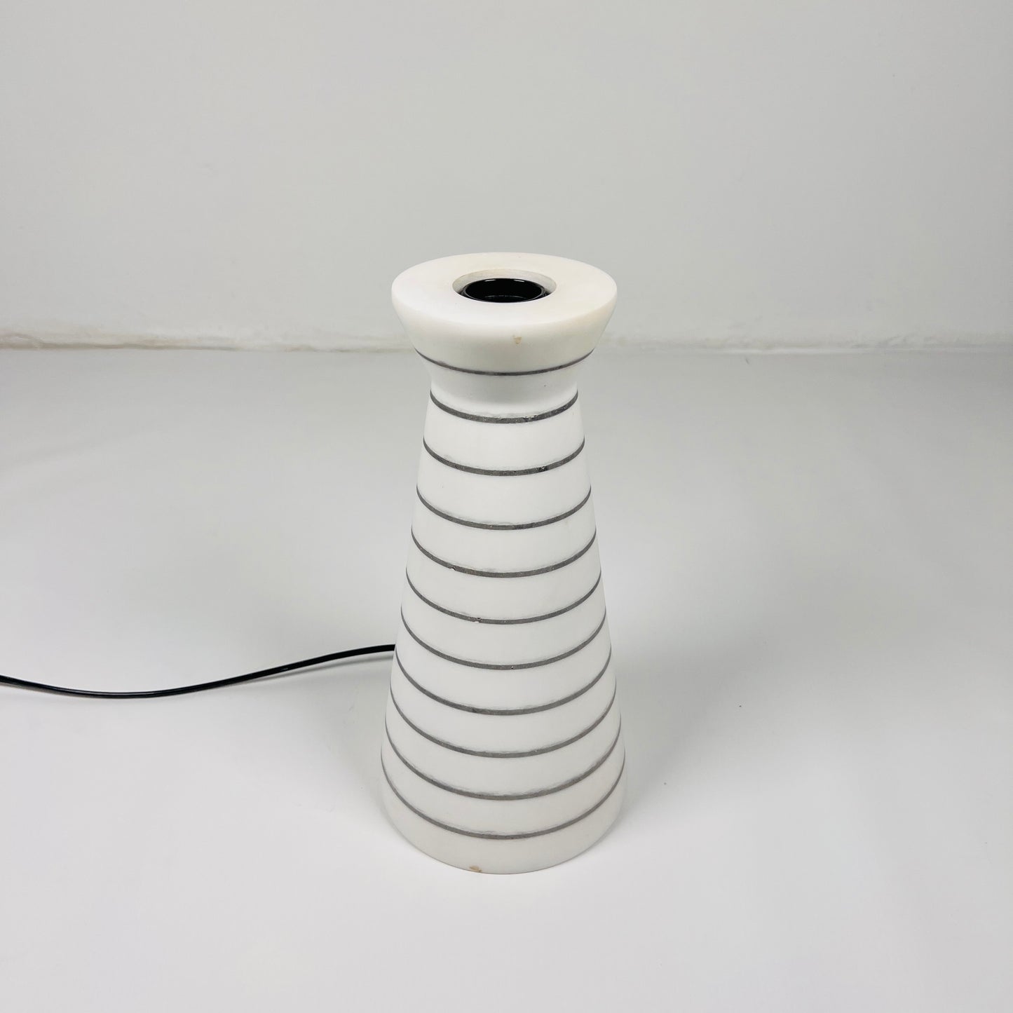 Funnel Table Lamp - Pinstripe