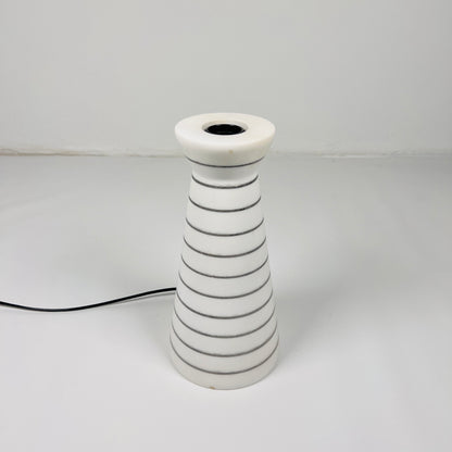 Funnel Table Lamp - Pinstripe