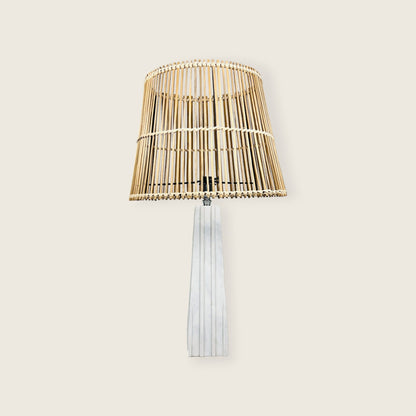 Ragged Table Lamp - Gray