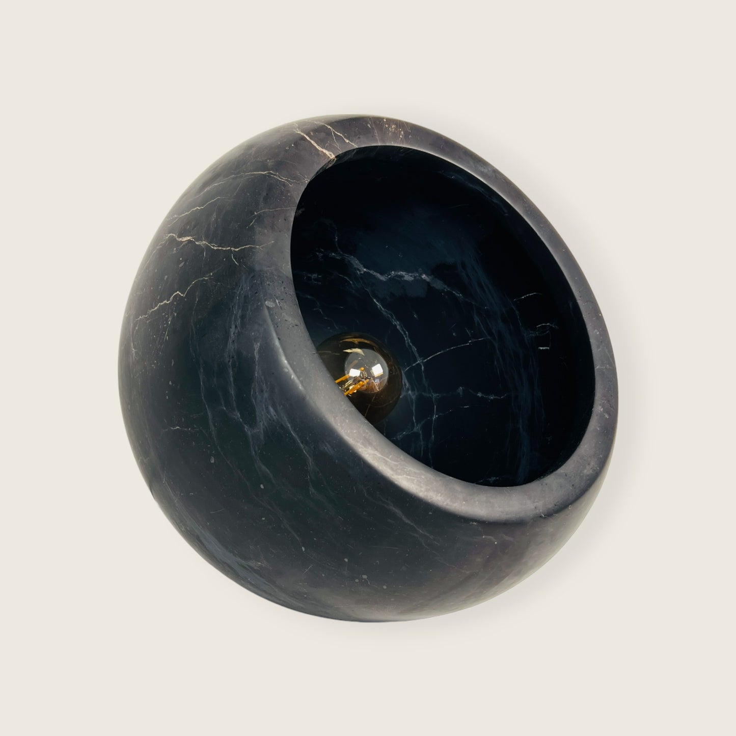 Bowl Lamp - Black
