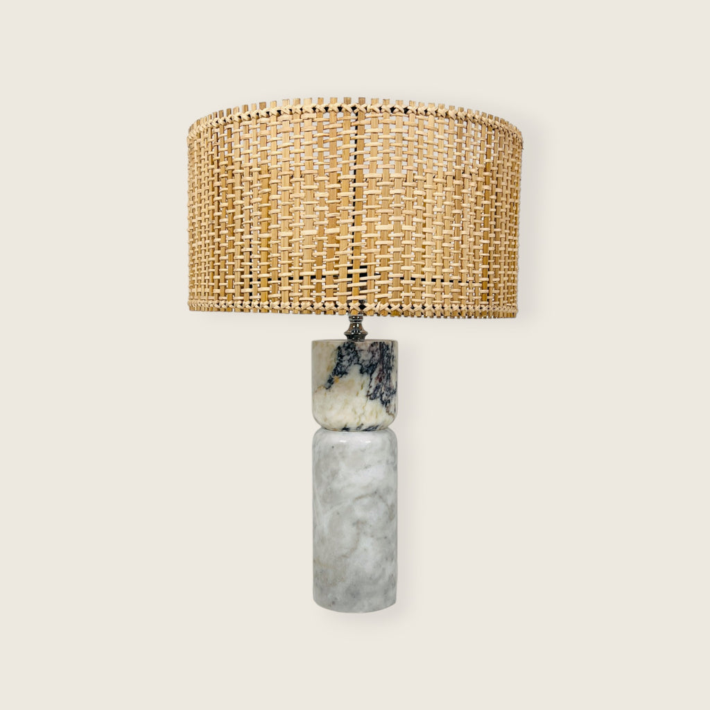 Multi-Stone Marble Table Lamp