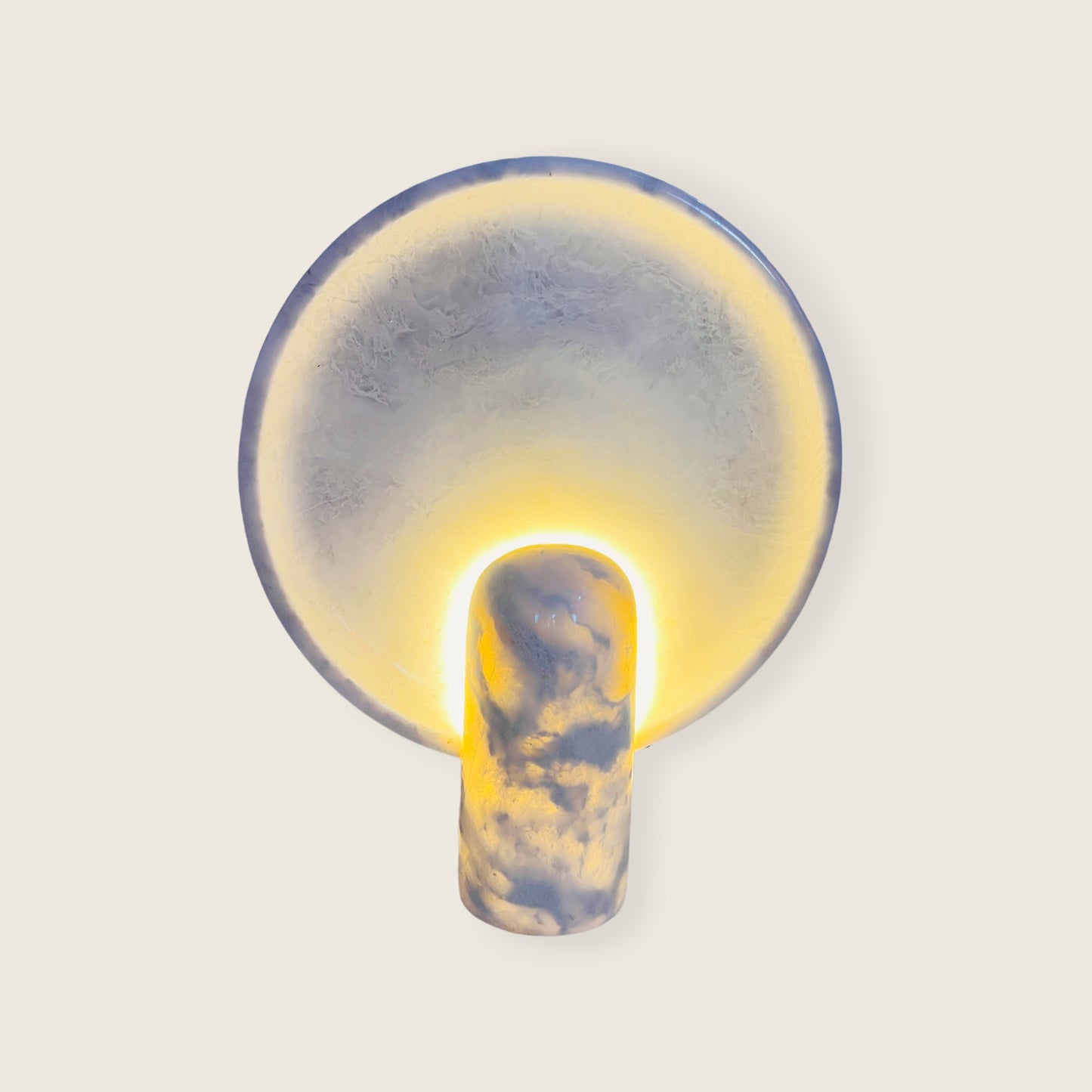 Disc Table Lamp - Gray