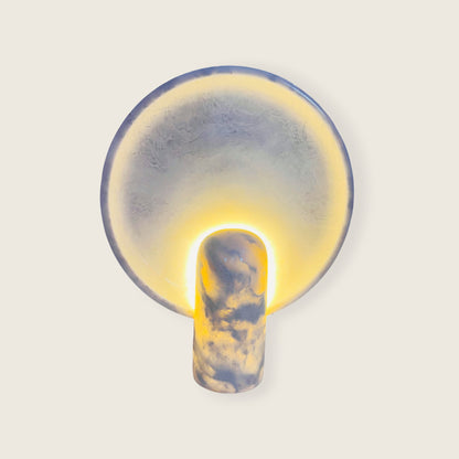 Disc Table Lamp - Gray