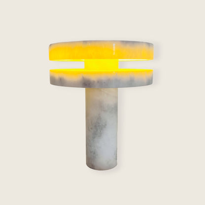 Dual Disc Lamp - Gray