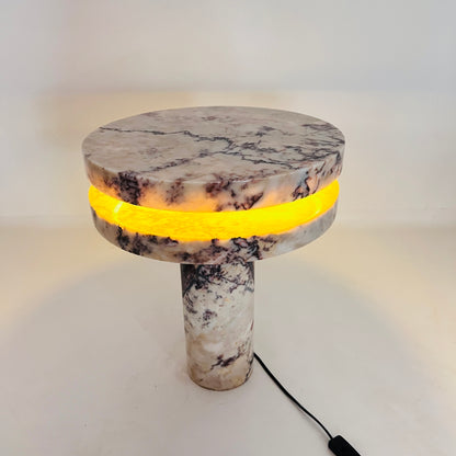 Dual Disc Lamp - Red & White