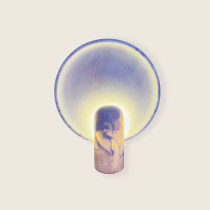 Disc Table Lamp - White