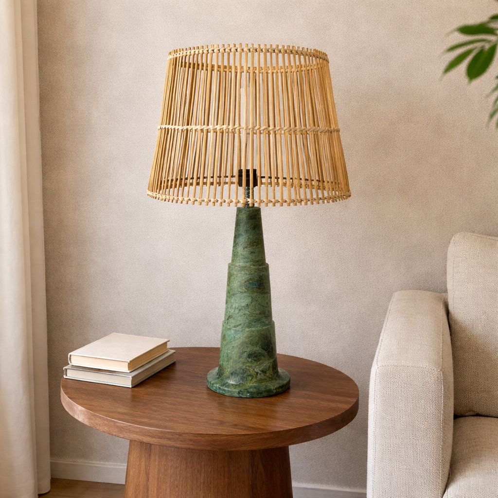 Baton Table Lamp - Green