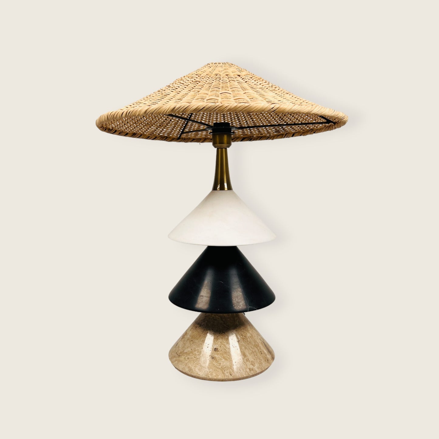 Tiered Cone Lamp