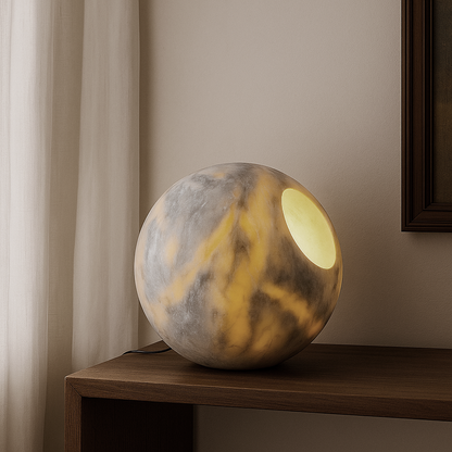 Orb Table Lamp - Gray