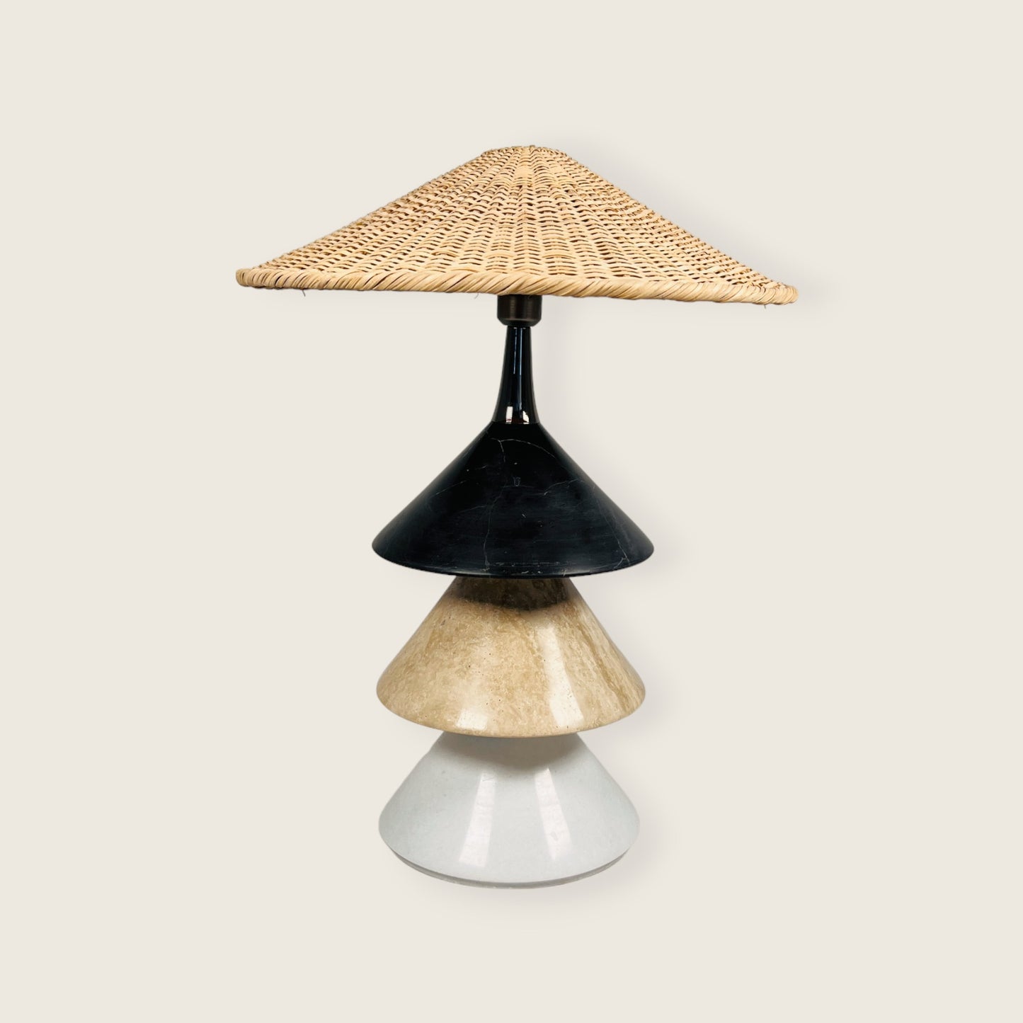 Tiered Cone Lamp