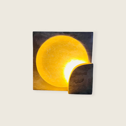 Eclipse Table Lamp - Travertine