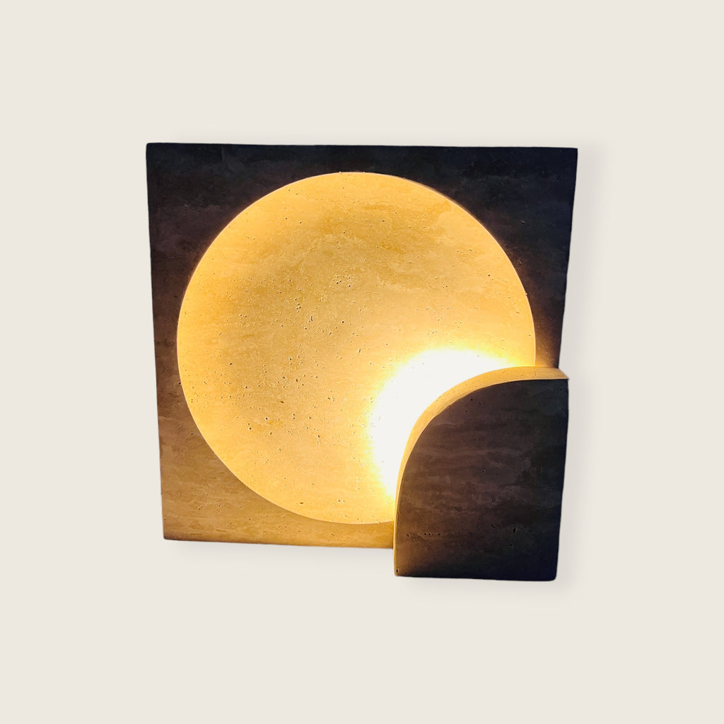 Aurelian Travertine Lamp