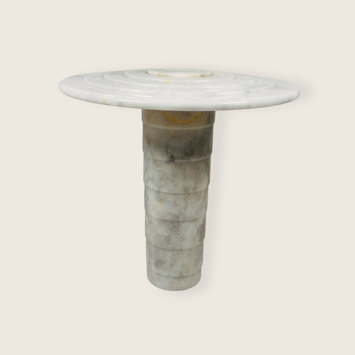 Marked Layers Table Lamp - Cheetah White