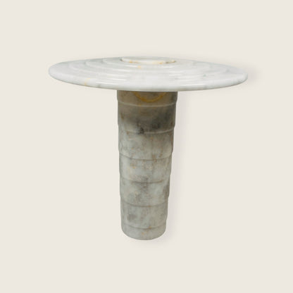 Marked Layers Table Lamp - Cheetah White