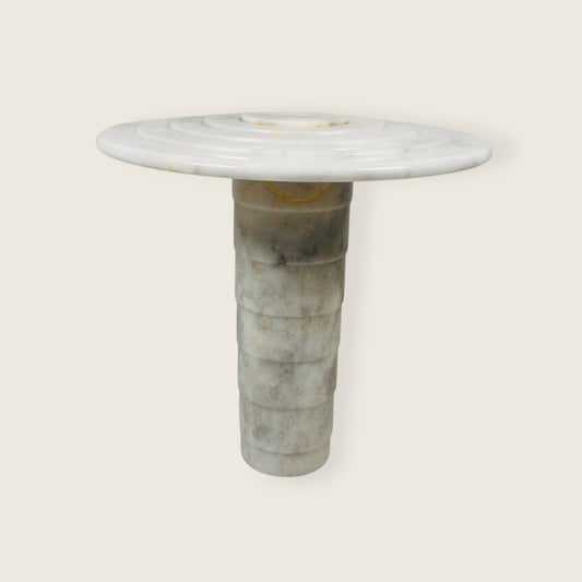 Marked Layers Table Lamp - Cheetah White