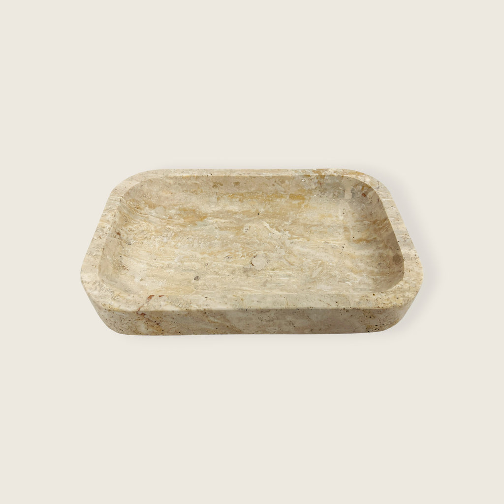 Beige Travertine Tray