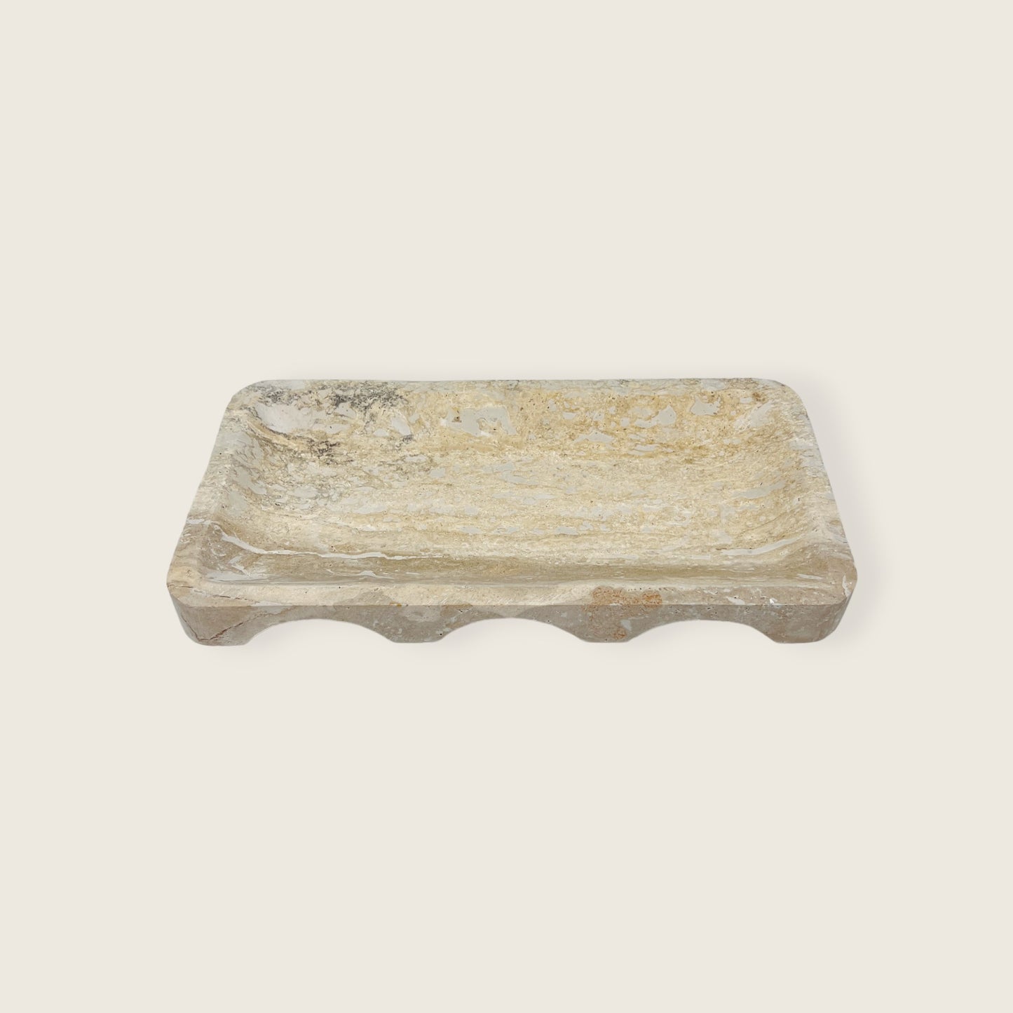 Commodious Travertine Tray