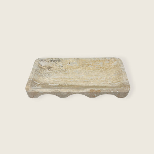Commodious Travertine Tray