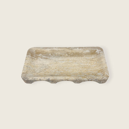 Oblong Travertine Tray