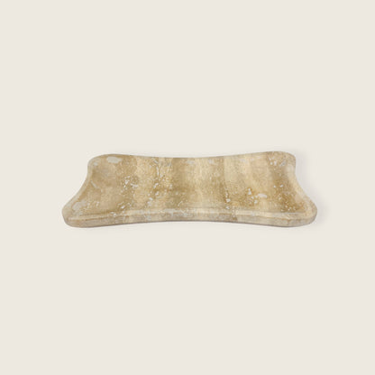 Terra Grazed Travertine Tray