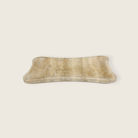 Terra Grazed Travertine Tray