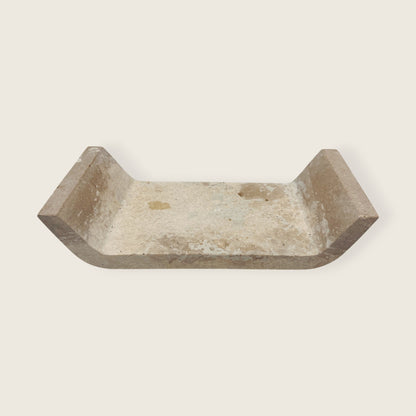 Spotted Travertine Tray