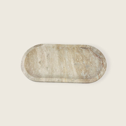 Drift Sand Travertine Tray