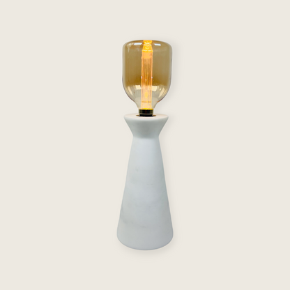 Funnel Table Lamp - White