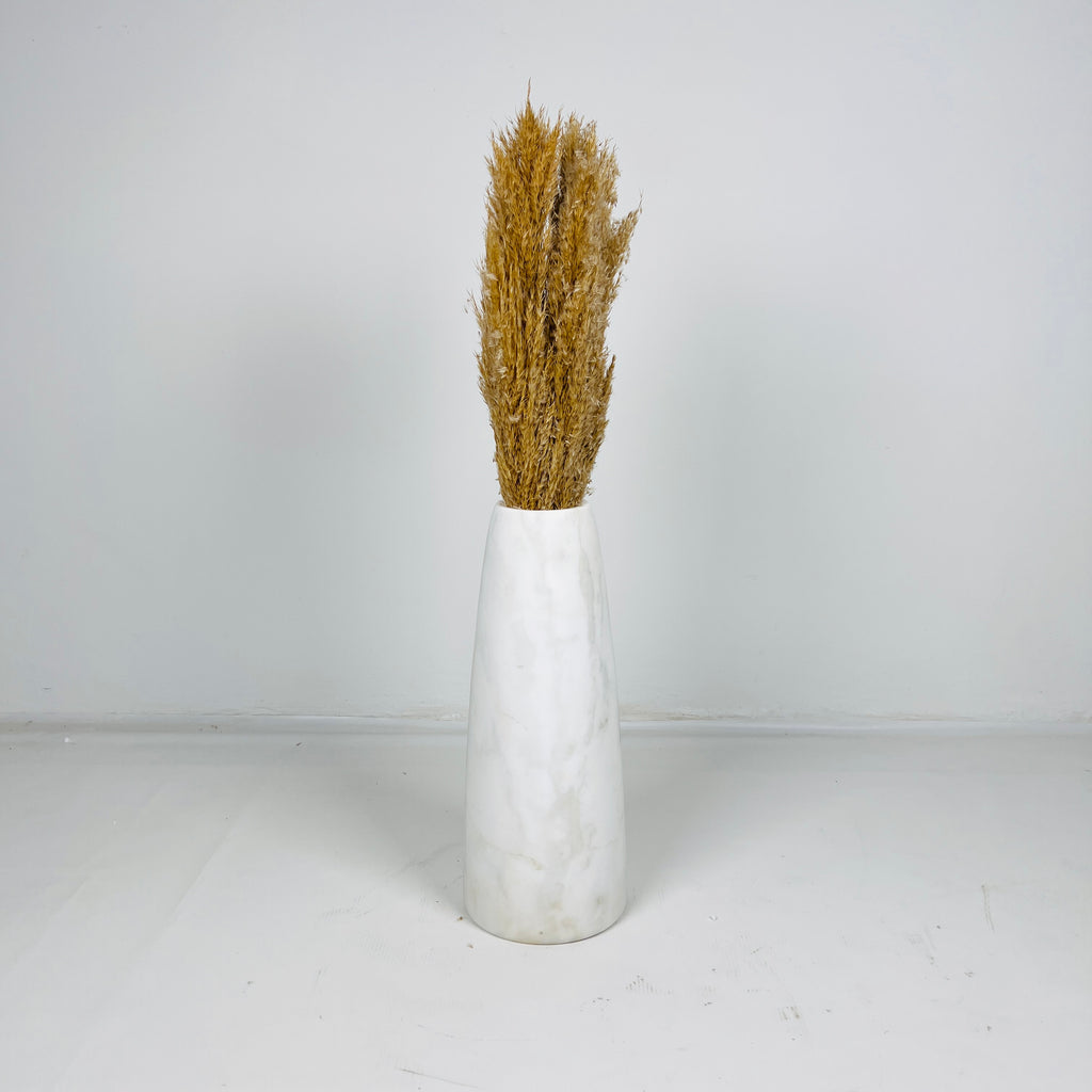 Long White Vase