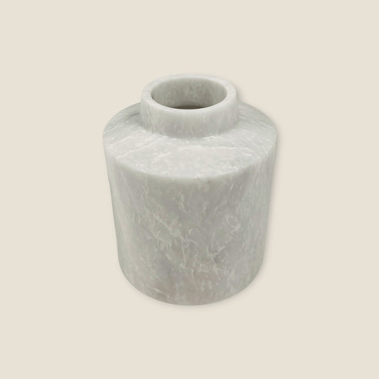 Wide Bottom Vase - Cheetah White