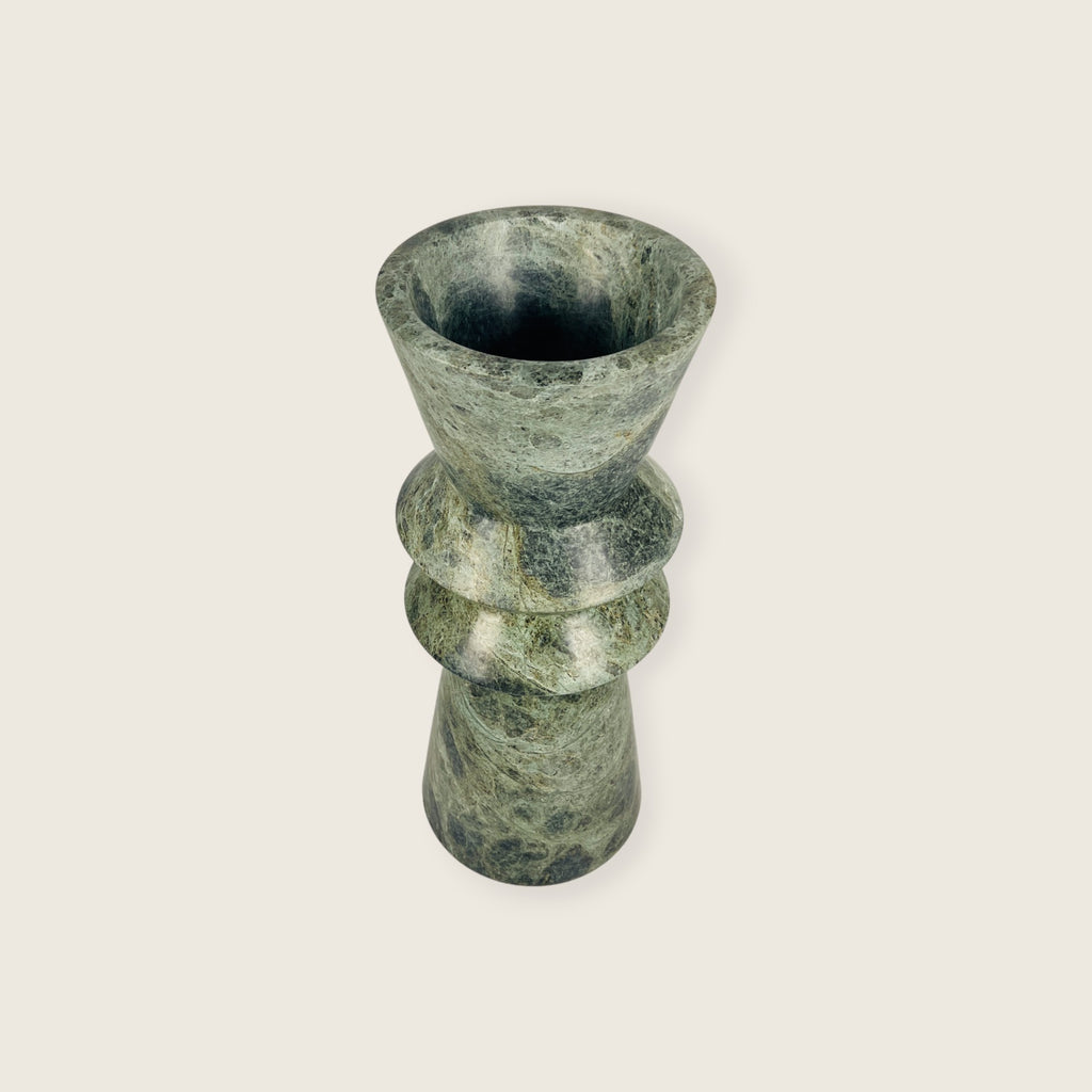 Jungle Green Ringed Vase