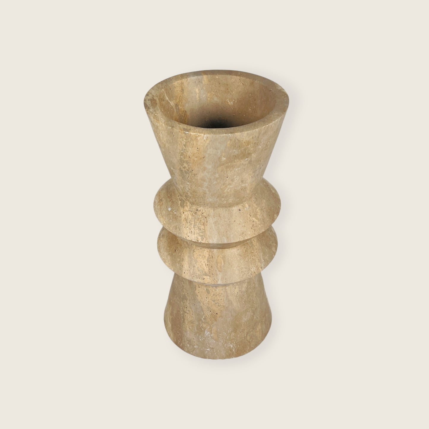 Pristine Vase - Travertine