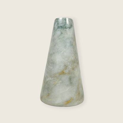 Funnel Vase - Cheetah White