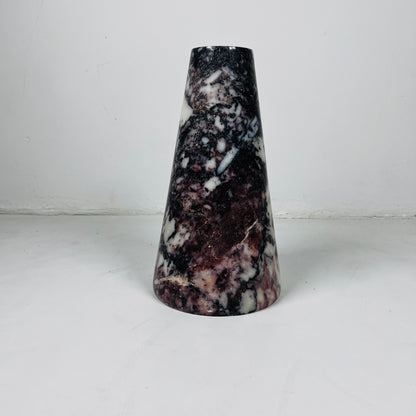 Funnel Vase - Red & White