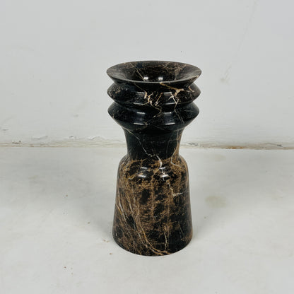 Ribbed Vase - Black