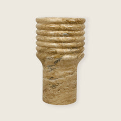 Travertine Layered Vase
