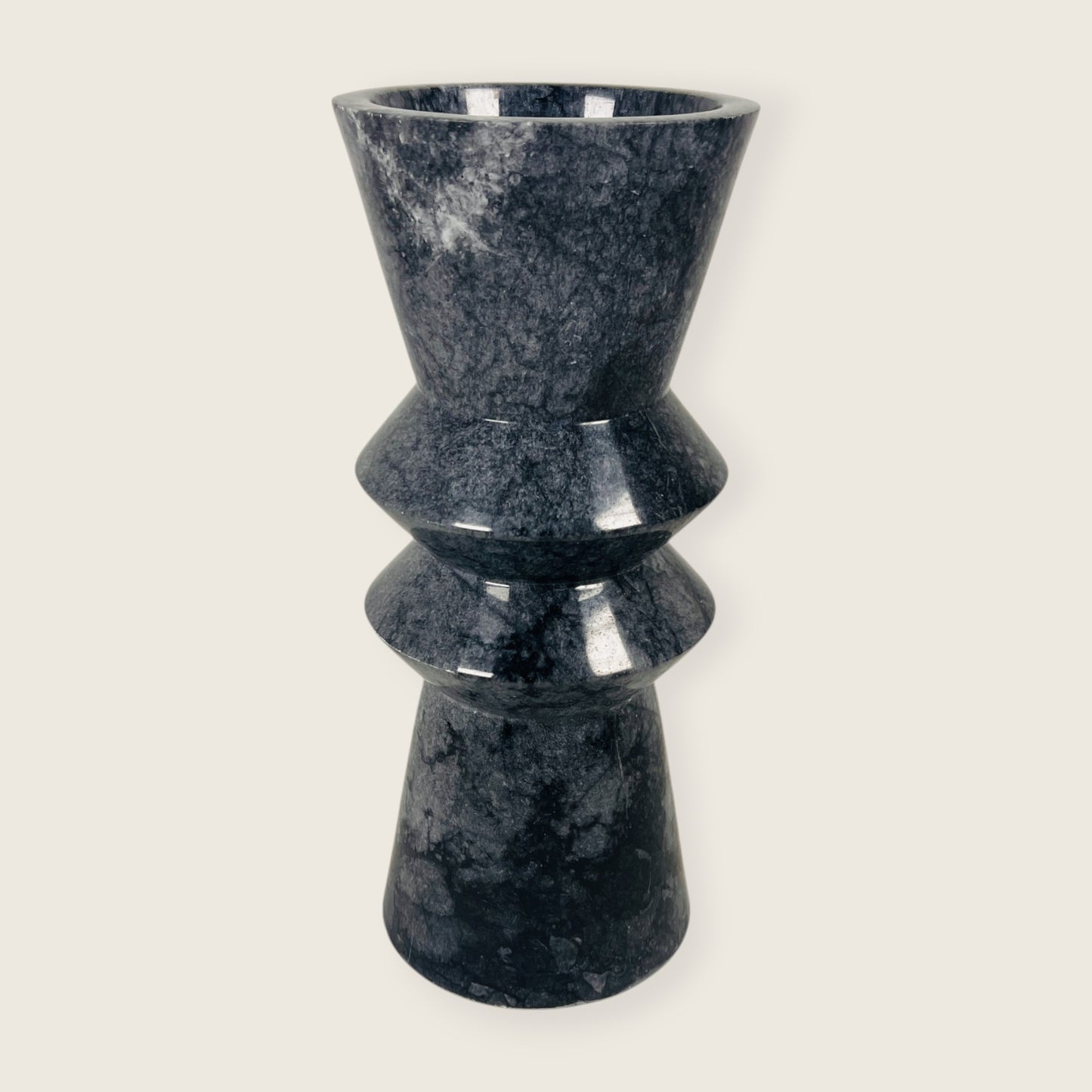 Pristine Vase - Black & Blue