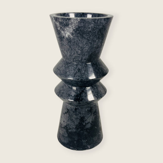 Pristine Vase - Black & Blue