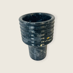 Silky Blue Crest Vase