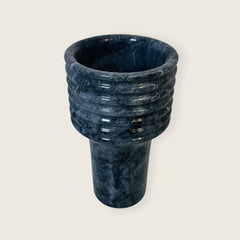 Obsidian Flow Vase