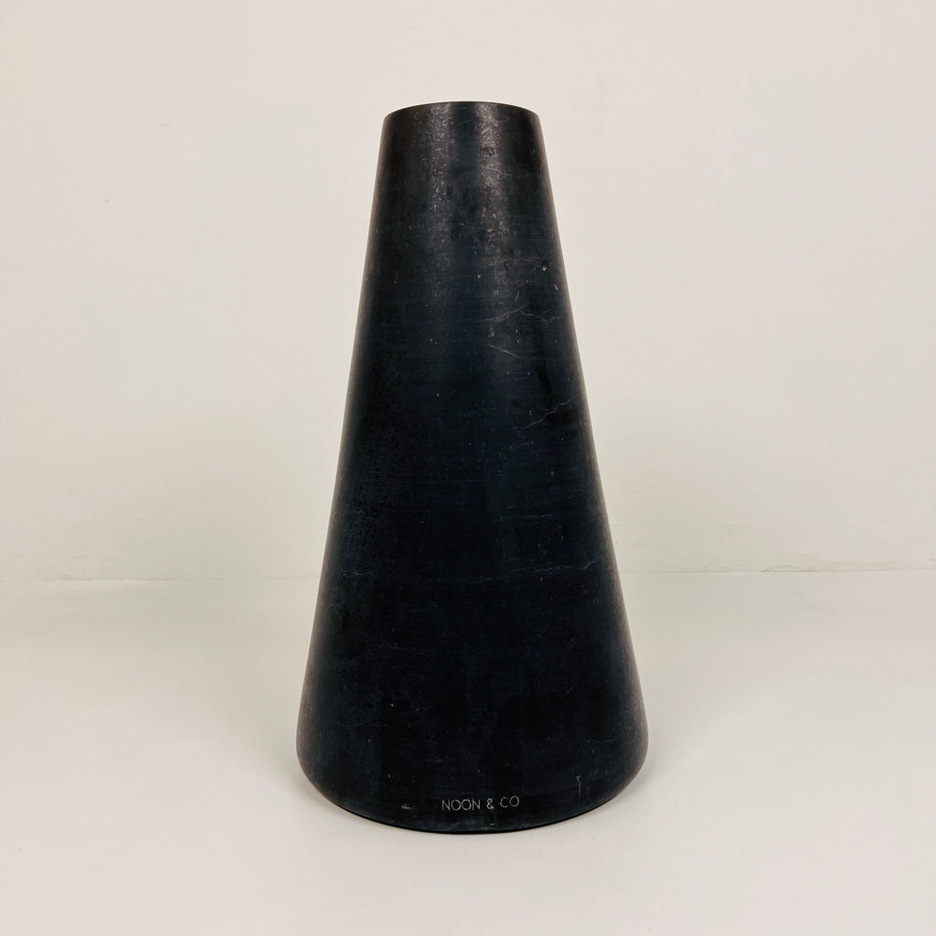 Funnel Black Vase