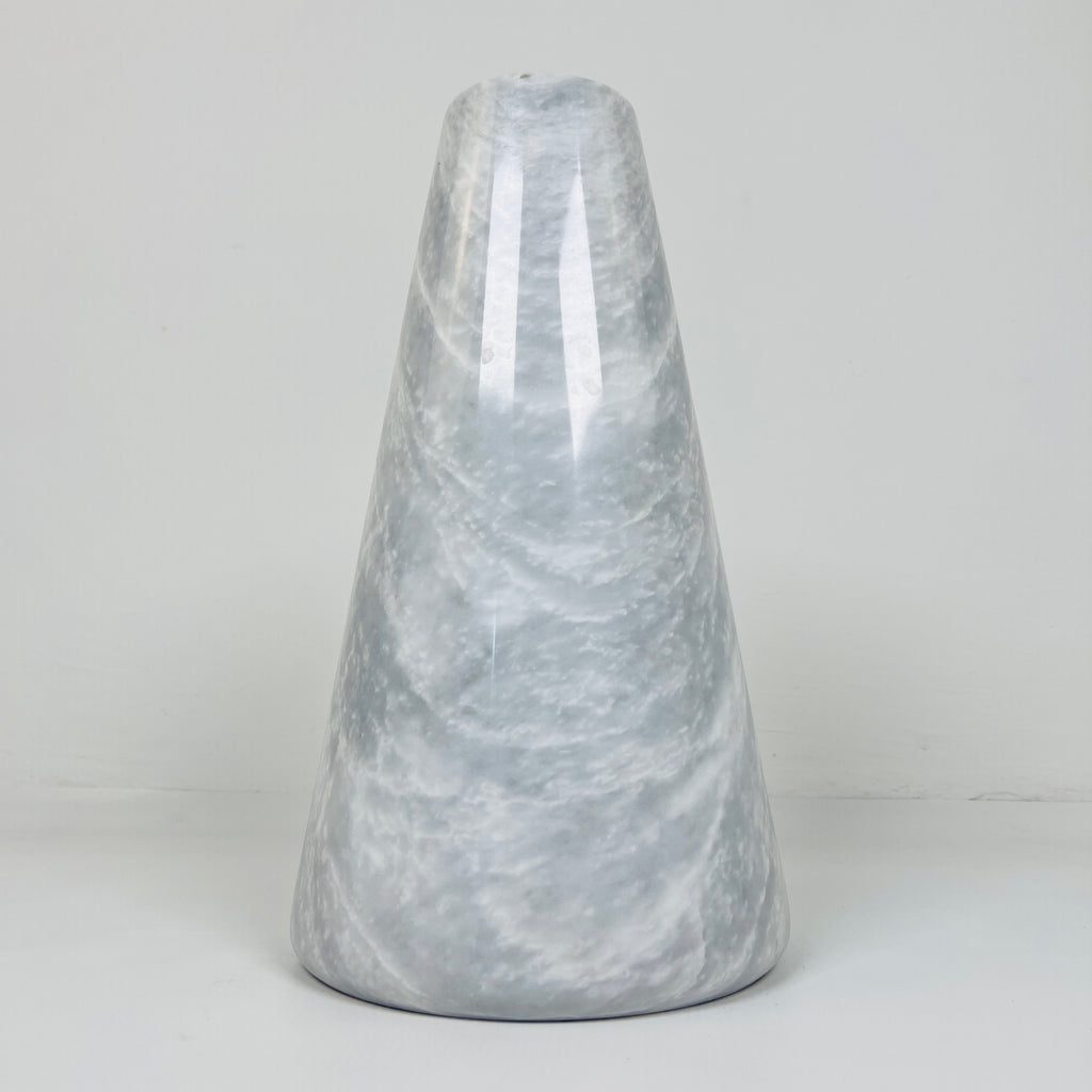 Funnel Grey Grazed Vase