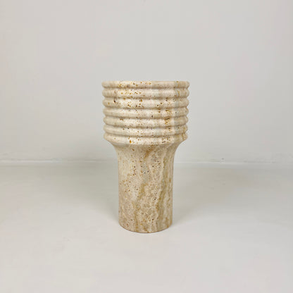 Echo Vase - Travertine