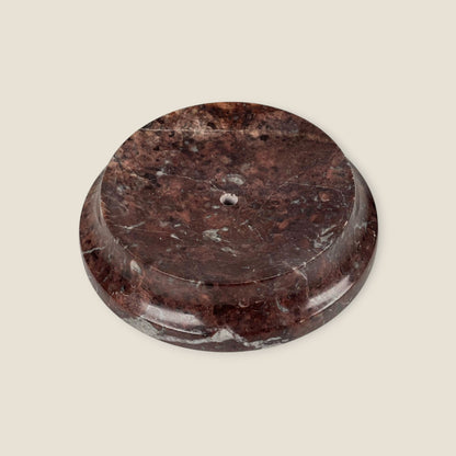 Crater Soap Dish - Burgundy