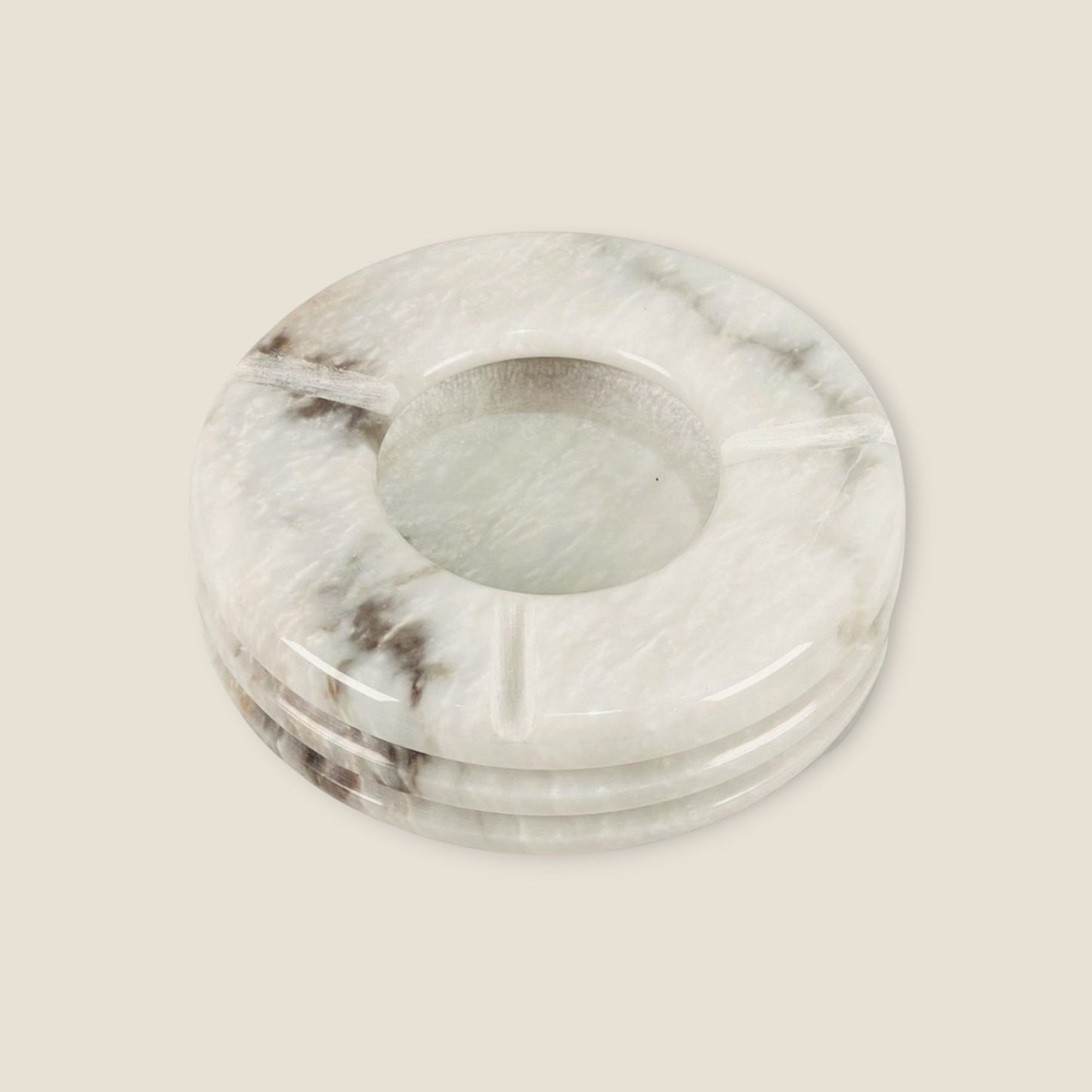 Stacked Rings Ash Tray - Gray