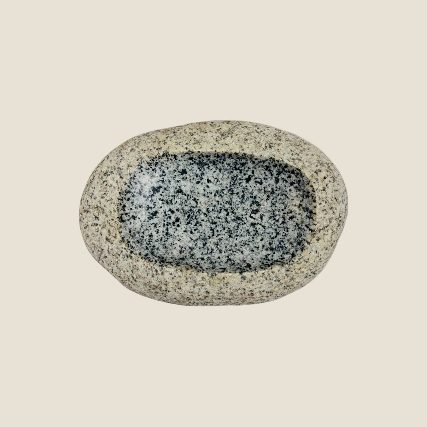 Foggy Spotted Soap Dish - Riverstone